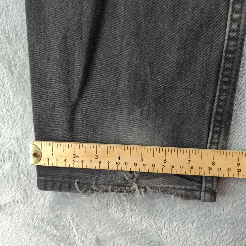 Vintage Levis Jeans 36x30 Black 516 Slim Straight Denim Wallet Fade Grunge Y2K - Picture 5 of 15